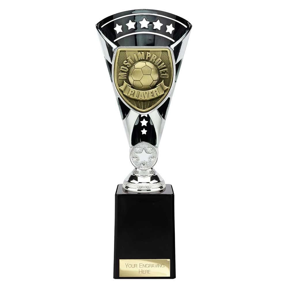 Cobra Star Cup Most Improved Player Football Trophy Award 6 Colours