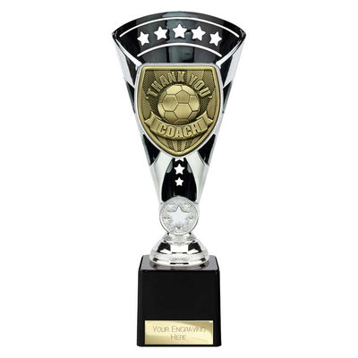 Cobra Star Cup Thank You Coach Football Trophy Award 6 Colours