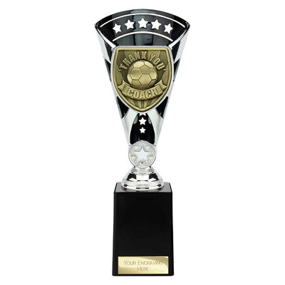 Cobra Star Cup Thank You Coach Football Trophy Award 6 Colours