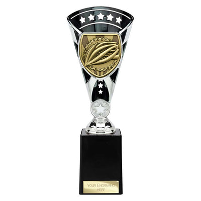 Cobra Star Cycling Trophy Cup Silver And Black