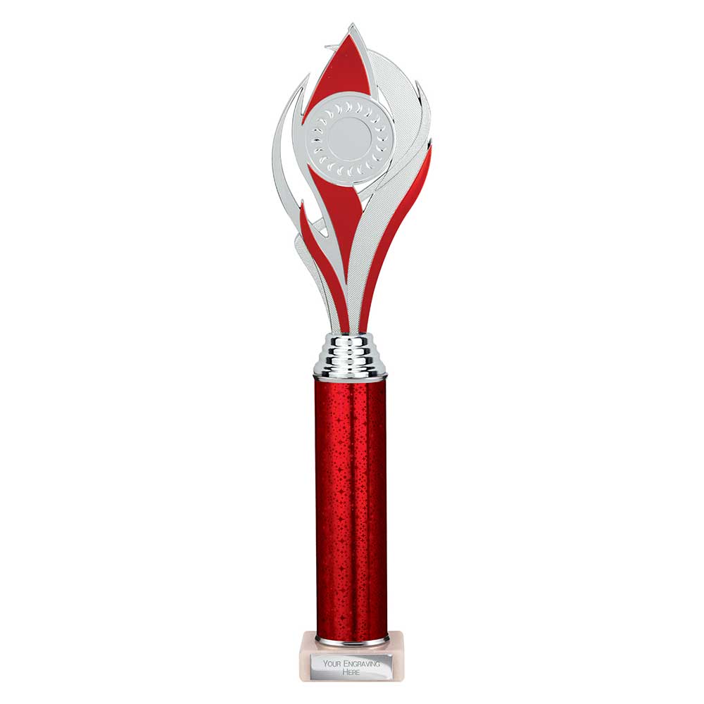 Volcano Multisport Tube Trophy Silver Red