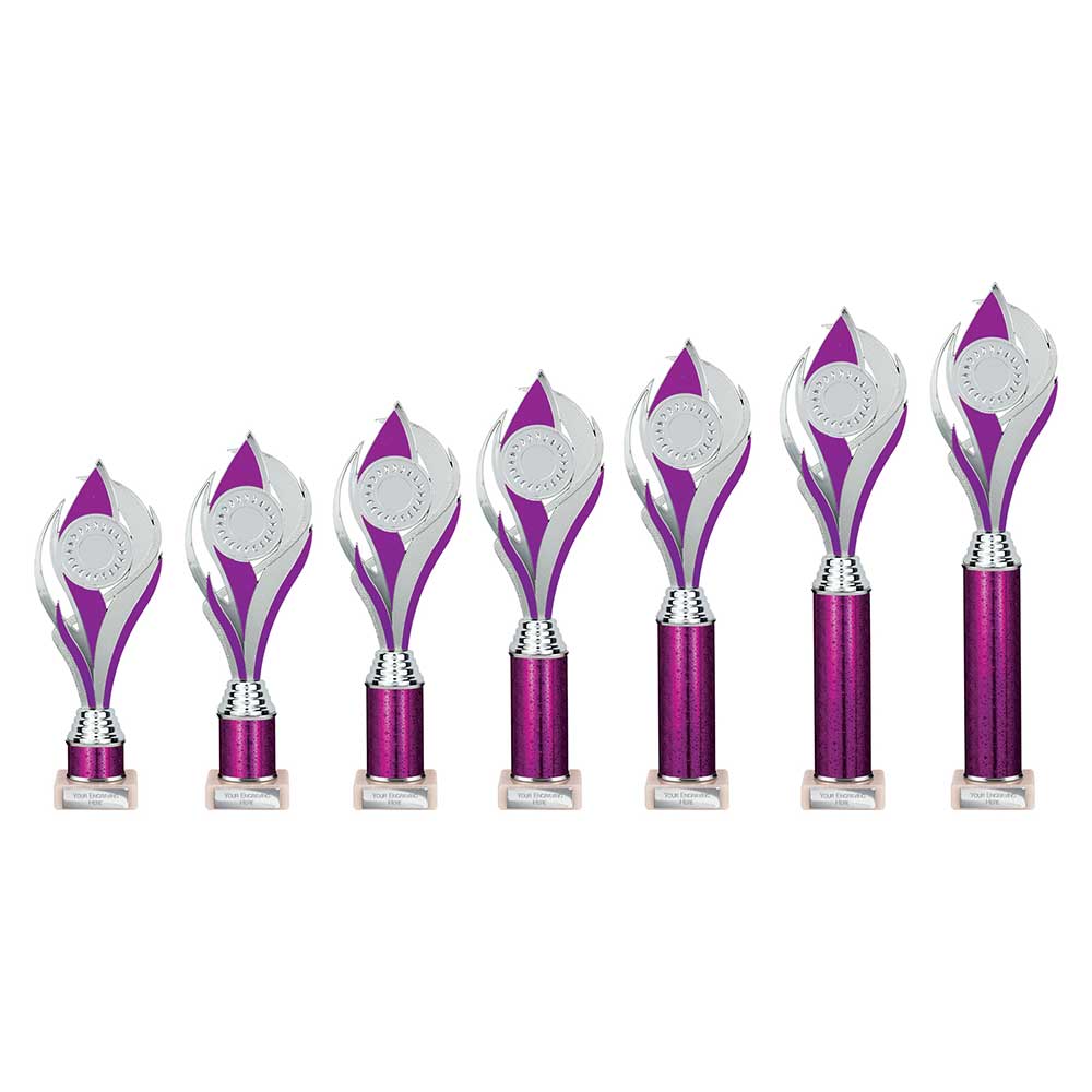 Volcano Multisport Tube Trophy Silver Purple