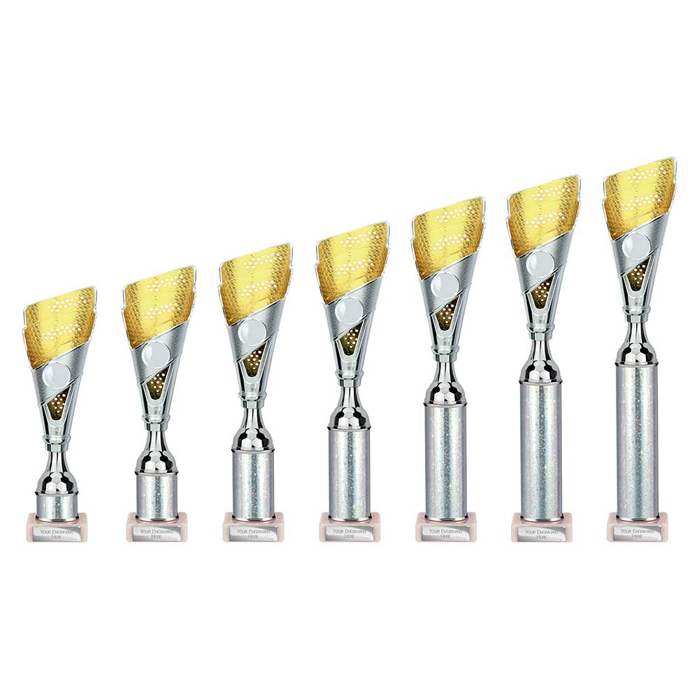 Predator Multisport Tube Trophy Silver Gold