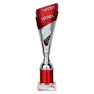 Predator Multisport Tube Trophy Silver Red