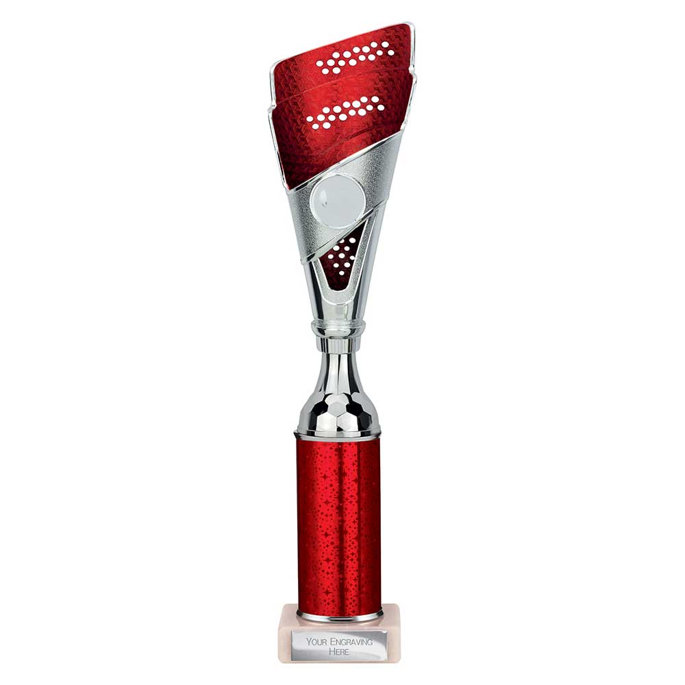 Predator Multisport Tube Trophy Silver Red