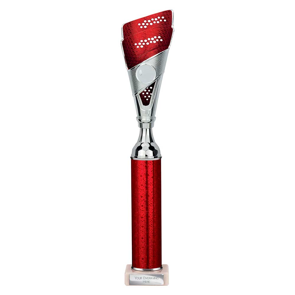 Predator Multisport Tube Trophy Silver Red