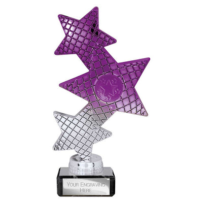 Trinity Star Multisport Trophy Purple Silver