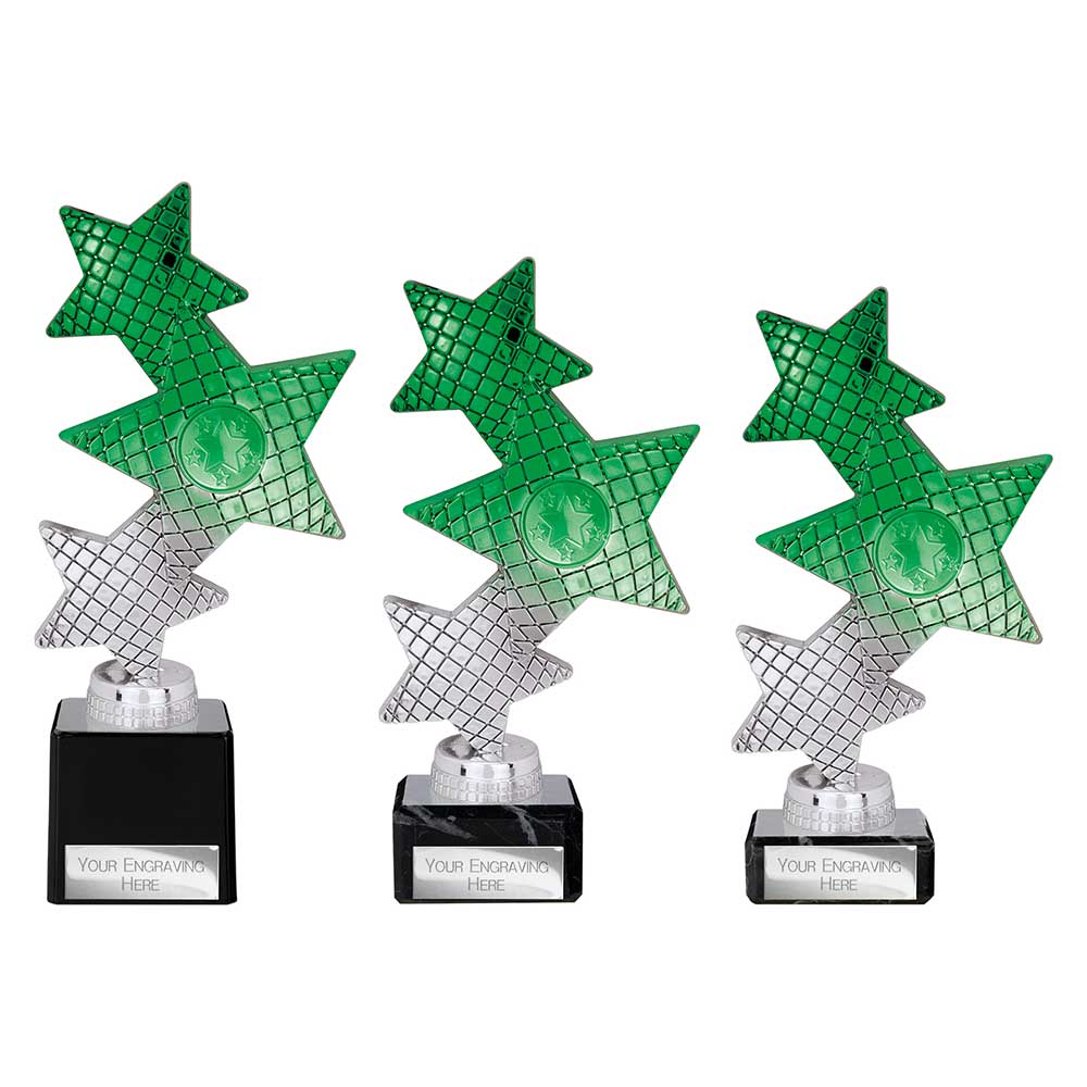 Trinity Star Multisport Trophy Green Silver