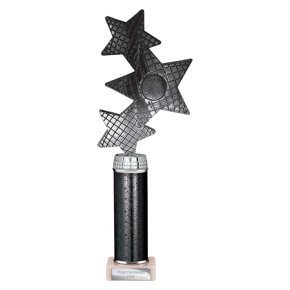 Trinity Star Multisport Tube Trophy Black Silver