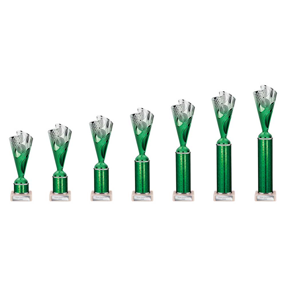 Rodeo Multisport Tube Trophy Silver Green