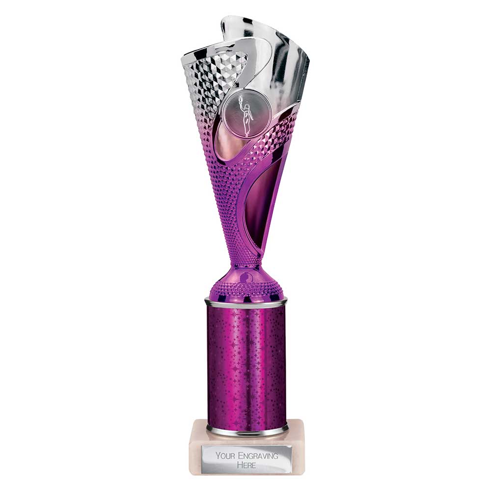 Rodeo Multisport Tube Trophy Silver Purple