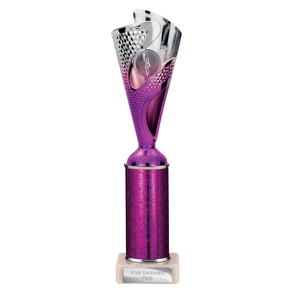 Rodeo Multisport Tube Trophy Silver Purple