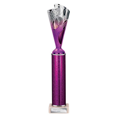 Rodeo Multisport Tube Trophy Silver Purple