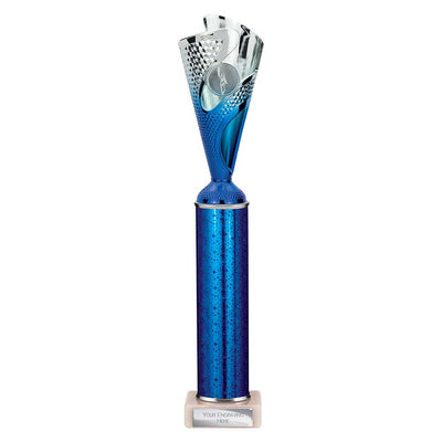 Rodeo Multisport Tube Trophy Silver Blue