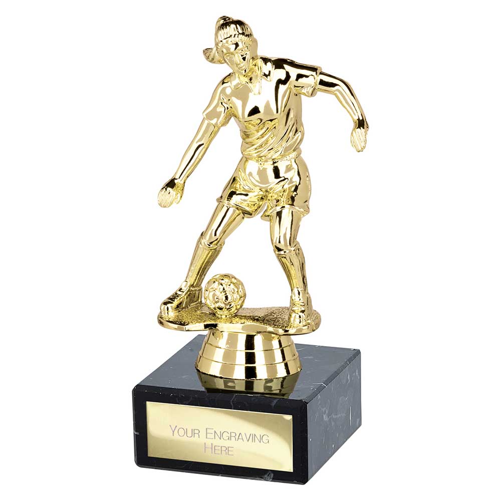 Dominion Womans Football Trophy Gold Award