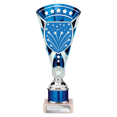 Cobra Star Multisport Tube Trophy Silver Blue