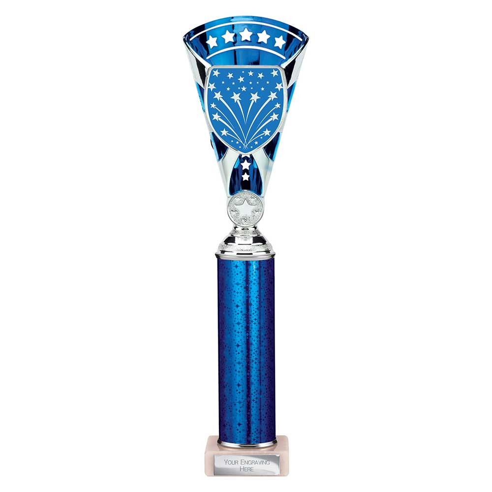 Cobra Star Multisport Tube Trophy Silver Blue