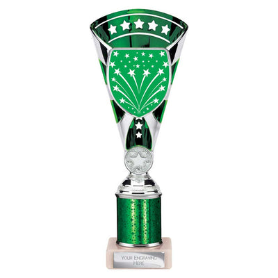 Cobra Star Multisport Tube Trophy Silver Green