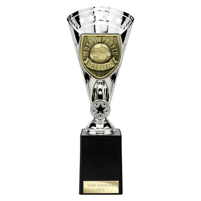 Cobra Star Cup Most Improved Player Football Trophy Award 6 Colours