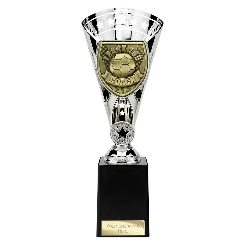 Cobra Star Cup Thank you Coach Football Trophy Cup Award  - 6 Colours