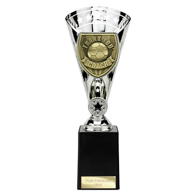 Cobra Star Cup Thank You Coach Football Trophy Award 6 Colours