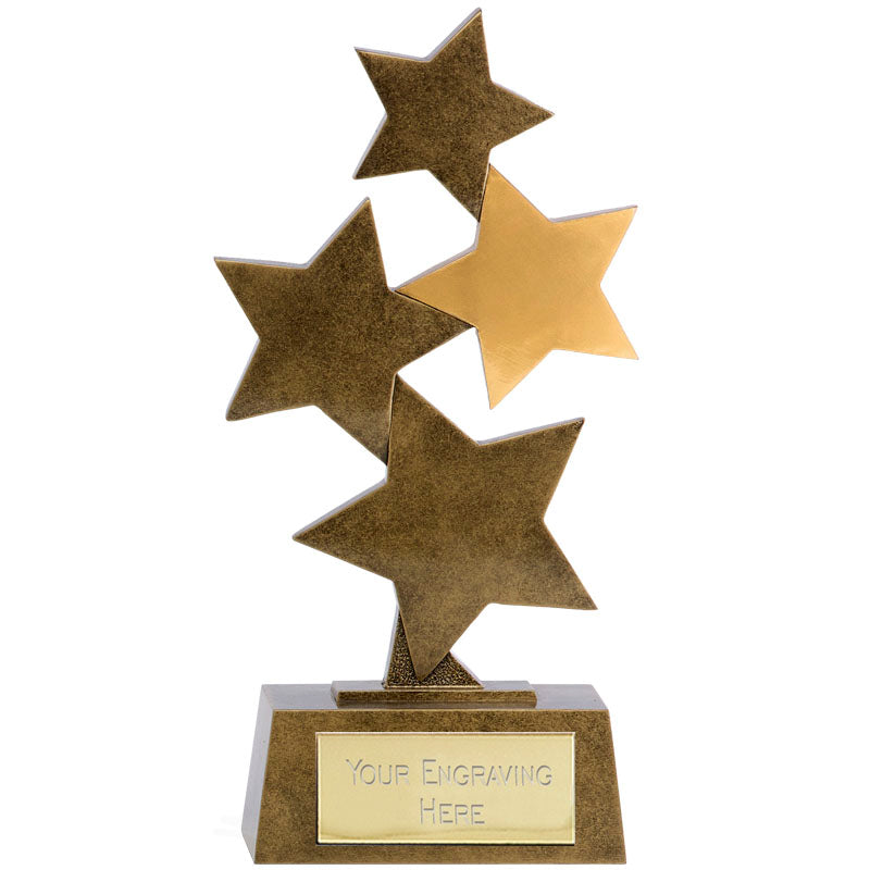 star burst multi trophy award