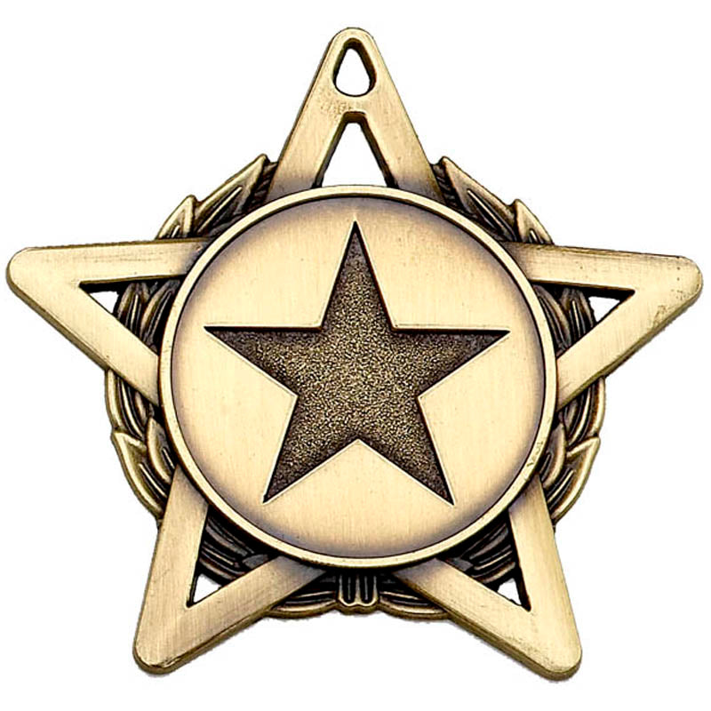 hope star medal with wreath 5cm