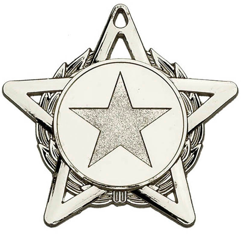 hope star medal with wreath 5cm