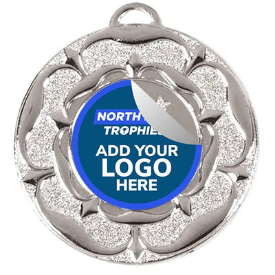 Tudor Rose Medal with Your Design 5cm