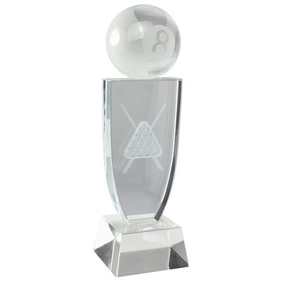 Reflex Pool Crystal Award Trophy