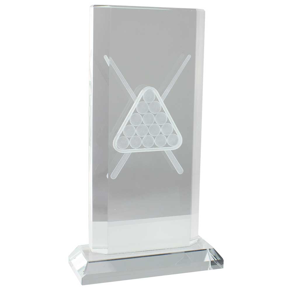 Motivation Pool Crystal Award Trophy