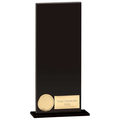 Hero Glass Award Trophy - Jet Black