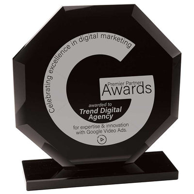 Octave Glass Award Trophy