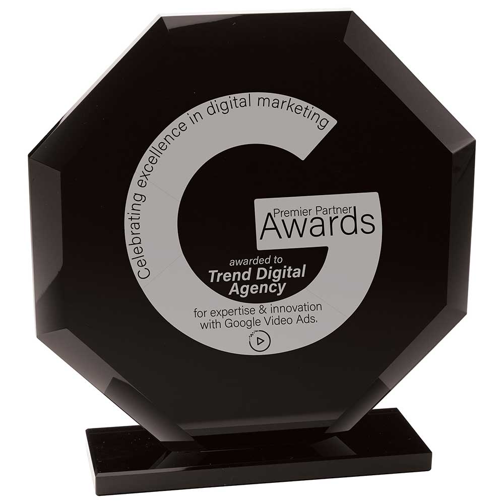 Octave Glass Award Trophy