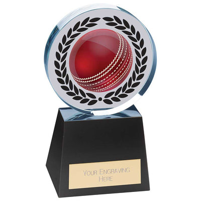 Emperor Cricket Crystal Award Trophy