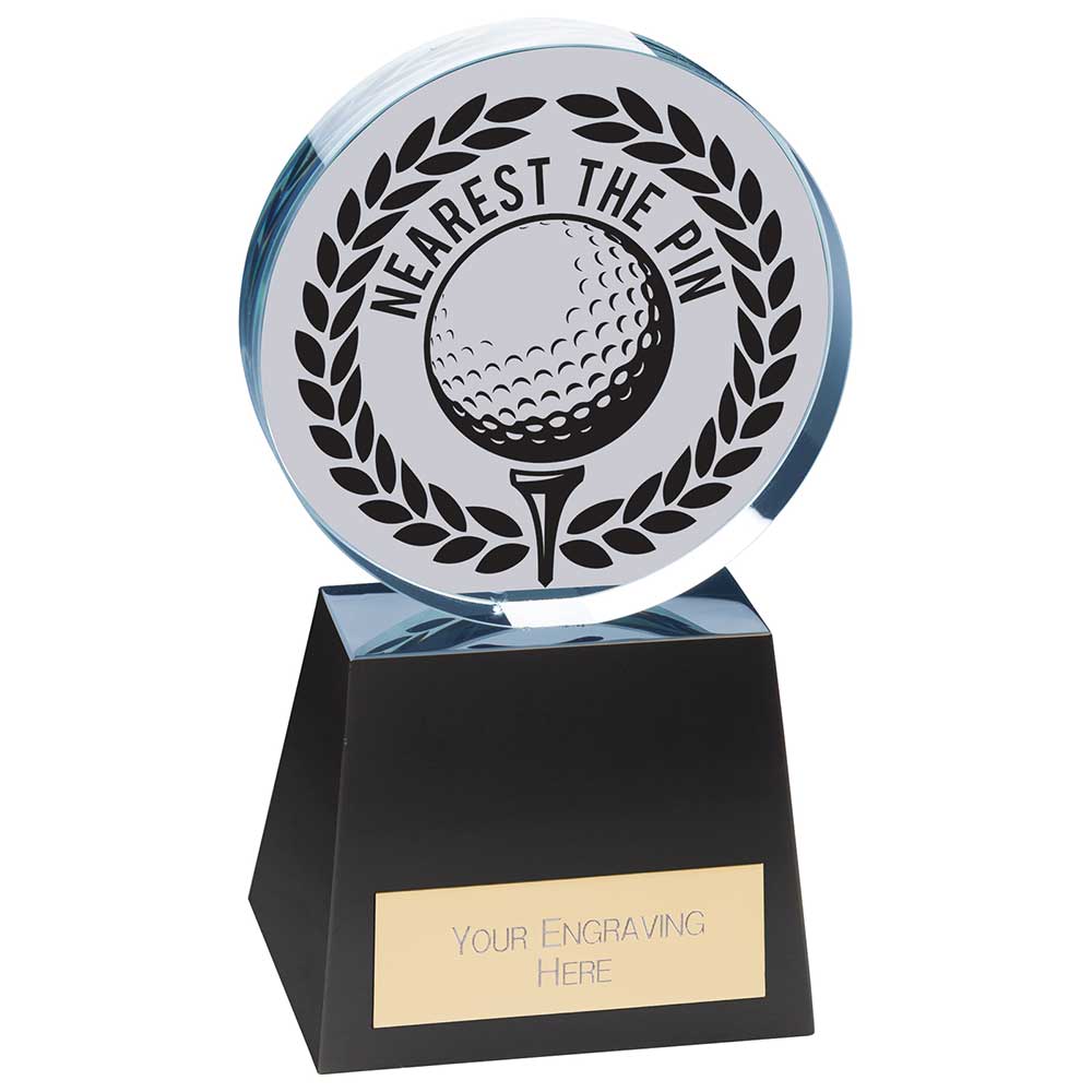 Emperor Nearest Pin Crystal Golf Award Trophy