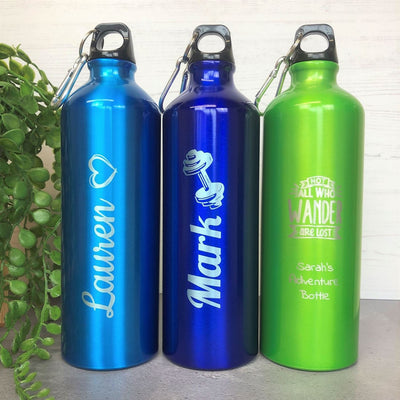 Personalised Sports Bottle in Aluminium - 750ml