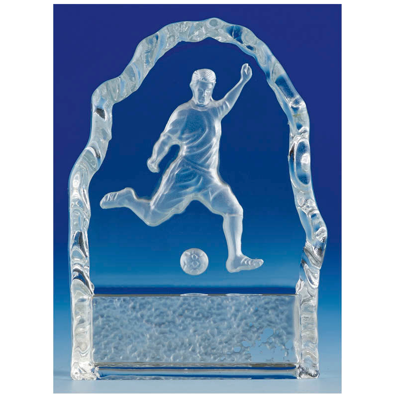 echo footballer iceberg glass award