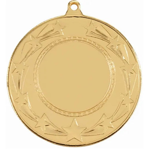 Star Burst Budget Medal 5cm with Free Ribbon Option