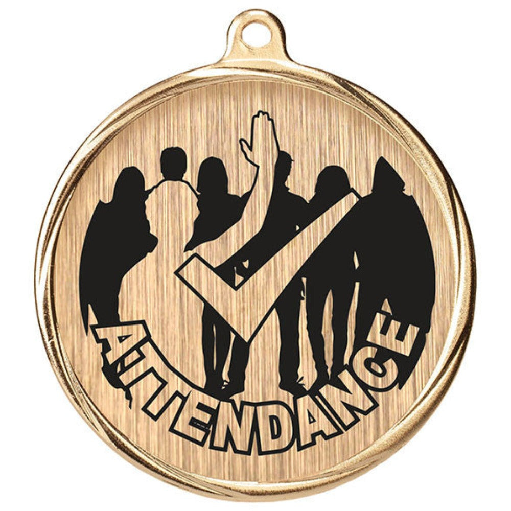 Aurum Attendance Medal Gold 5cm