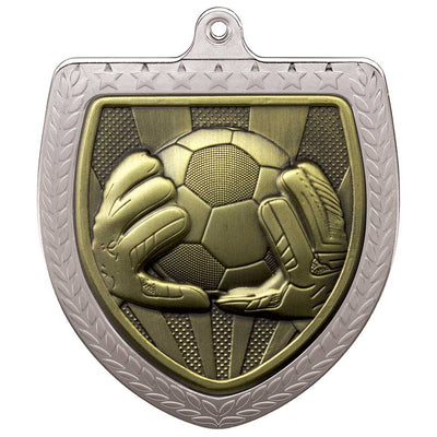 Cobra Football Goal Keeper Shield Medal - 7.5cm