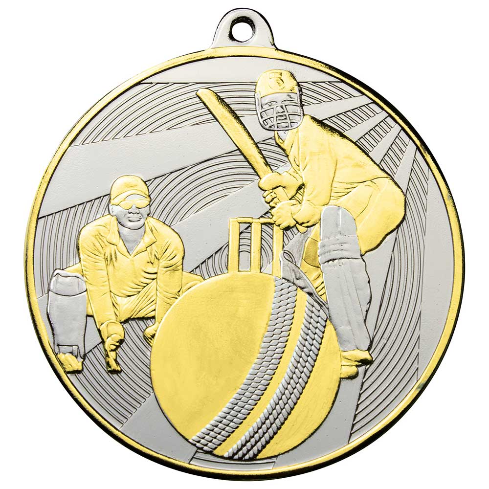 Premiership Cricket Medal 6cm