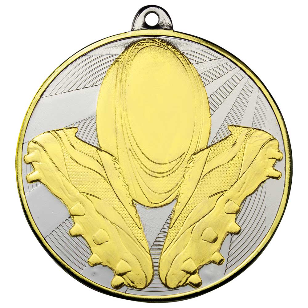 Premiership Rugby Boot Ball Medal 6cm