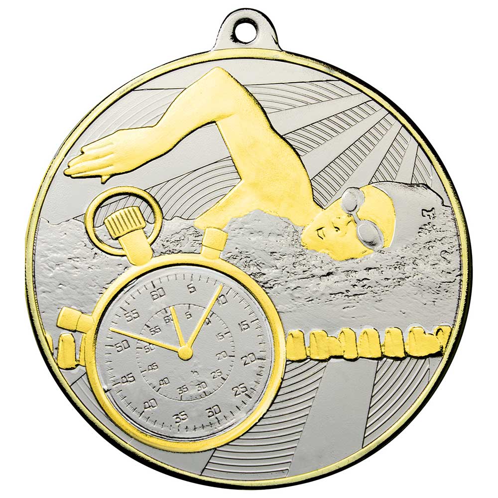 Premiership Swimming Medal 6cm