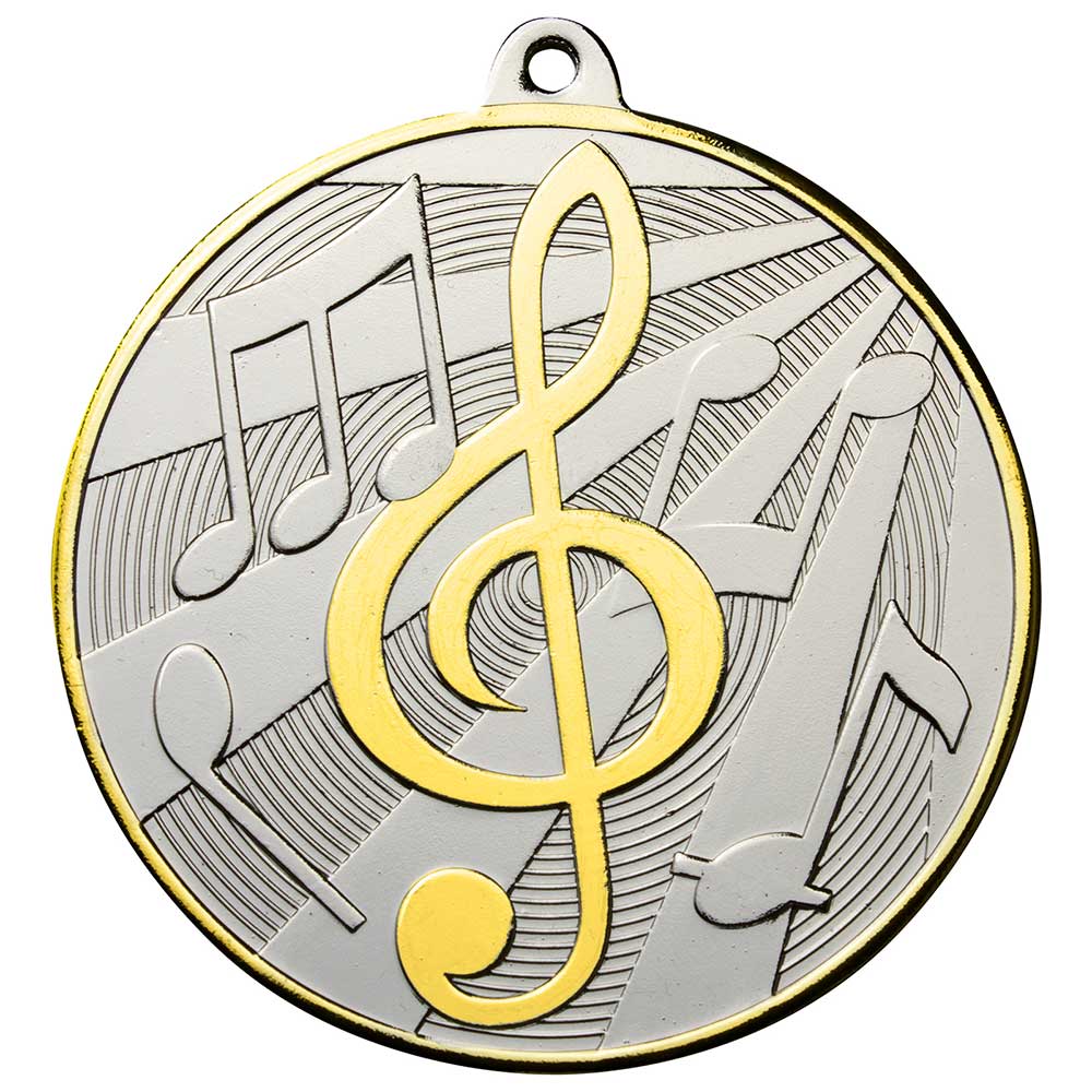 Premiership Music Medal 6cm