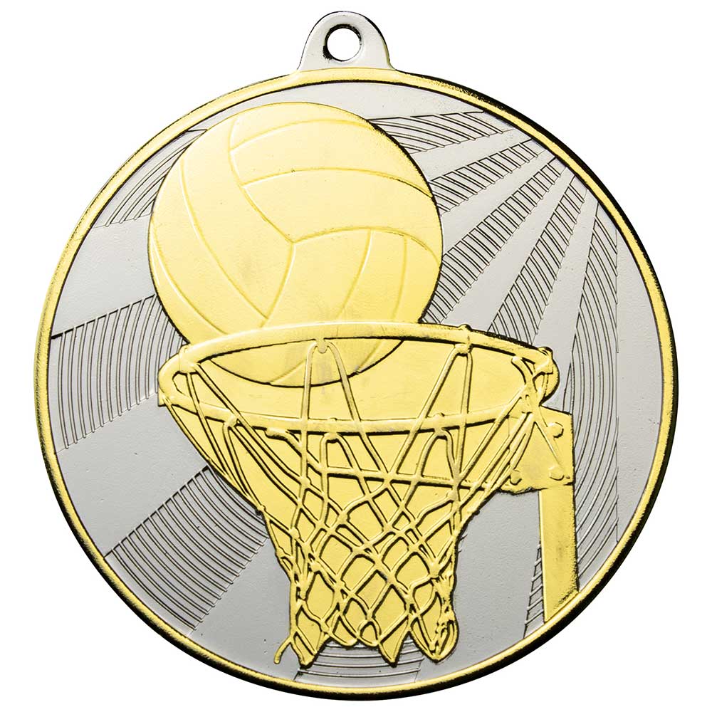 Premiership Netball Medal 6cm