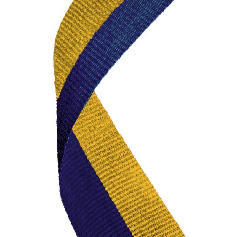 blue gold medal ribbon 80cm