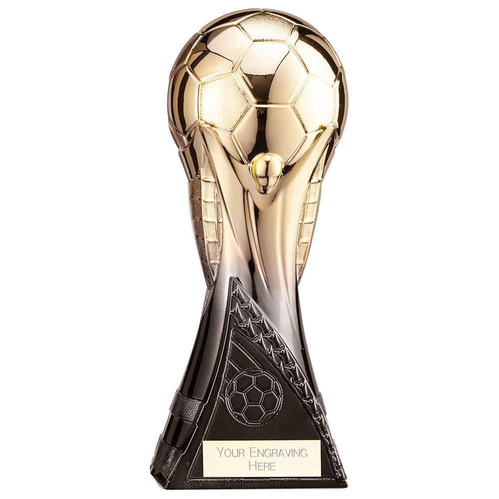 Soccer World Trophy Heavyweight Gold/Black Award