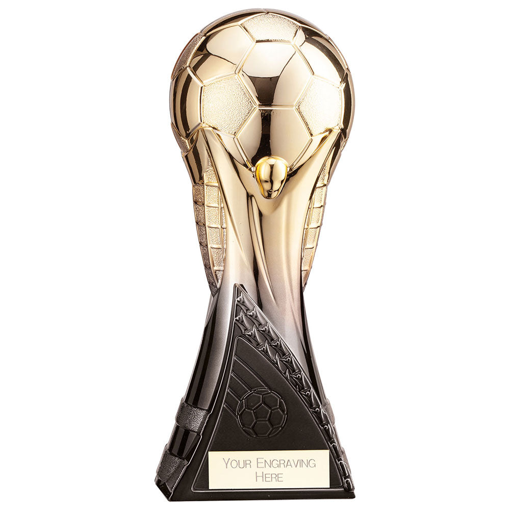 Soccer World Trophy Heavyweight Gold/Black Award