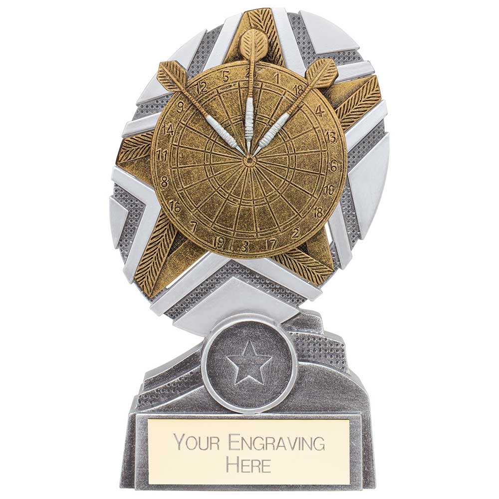 The Stars Darts Plaque Award Trophy